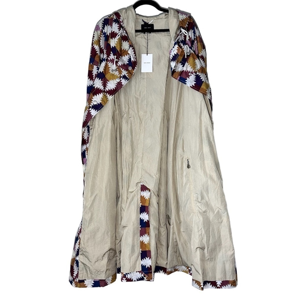 NWT Isabel Marant Munao Oversized Quilt Patchwork Pattern Coat size US 4 | FR 36 - Picture 9 of 16